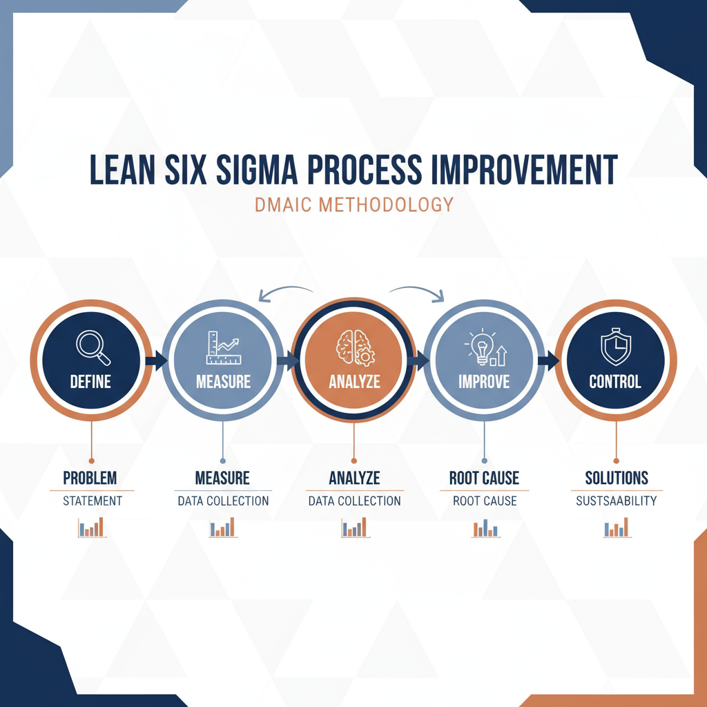 Lean Six Sigma Process Diagram